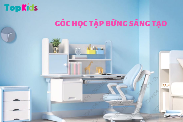 Mẹo thiết kế góc học tập sáng tạo cho trẻ